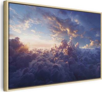 Artgeist Impresi&oacute;n En Lienzo Artgeist Rostro Dorado 120x80 Cm Madera