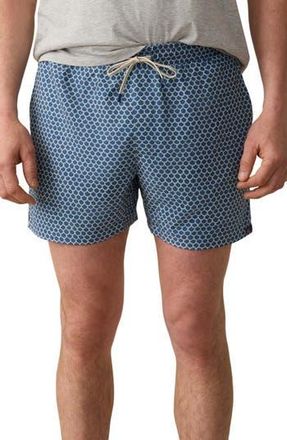 Faherty Shortlite Swim Trunks in Fishscale at Nordstrom Rack, Size Xx-Large