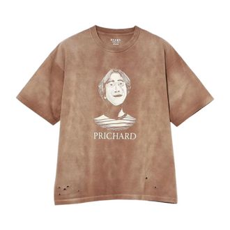 Beams Plus Portrait Tee Fade - - Tops - Uomo - Marrone - S