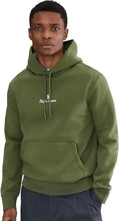 Polo Ralph Lauren Logo Double-Knit Hoodie Mens Clothing Supply Olive : 2XL, Cotton/Polyester