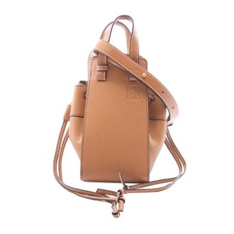 Loewe Pre-owned Loewe Mini Grained Calfskin Drawstring Hammock Bag Ladies JGWLWP3A2ROGB8JV