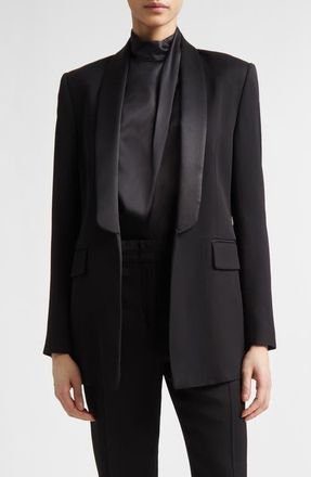 Eleventy Tuxedo Dinner Jacket in Black at Nordstrom, Size 14 Us