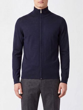 Paul Smith Cardigan dolcevita slim fit in lana merino con zip