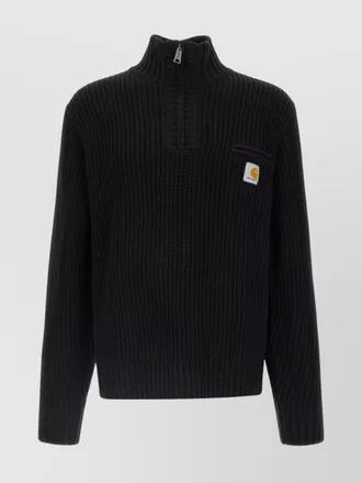 Carhartt Work in Progress ribbed half-zip sweater