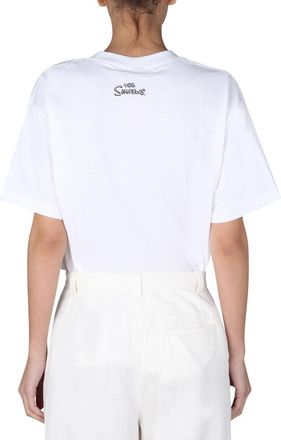 Market Family Simpsons Graphic Cotton T-Shirt - White