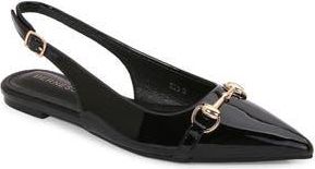 Berness Bit Slingback Flat in Black at Nordstrom Rack, Size 11