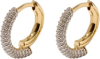 Otiumberg Chaos Small Gold Vermeil Hoop Earrings