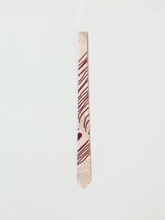 Manuel Ritz Cravatta in misto cotone stampata a righe