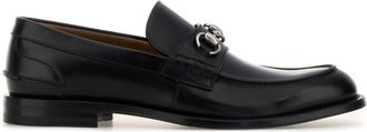Gucci Black Leather Loafers