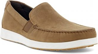 Ecco Mens S Lite Moc Loafer In Camel/ Cognac