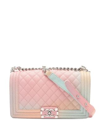 Chanel 2018 Boy Chanel shoulder bag - women - Caviar Leather - One Size - Pink