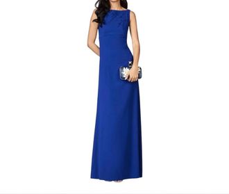 Sachin & Babi Womens Tracey Full Length Gown In Royal Blue