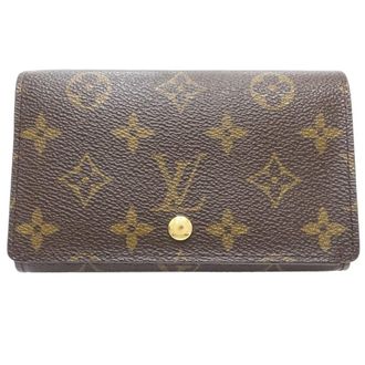 Louis Vuitton Monogram Brown Canvas Wallet (Bi-Fold) (Pre-Owned)