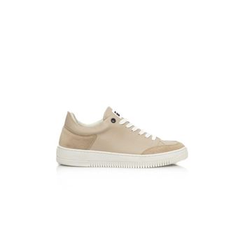 Cerruti Beige Cowhide Women Platform Womens Sneaker
