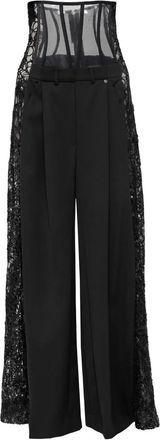 Nissa Pantaloni in tulle - Nero