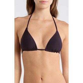 Maaji Balmy Reversible Bikini Top in Black at Nordstrom Rack, Size Medium