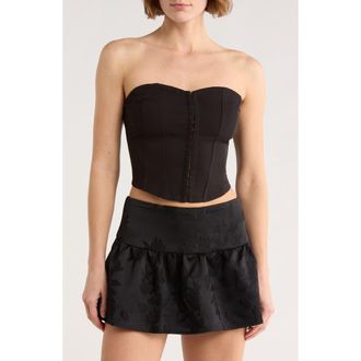 Motel Elita Corset Top in Black at Nordstrom Rack, Size X-Small