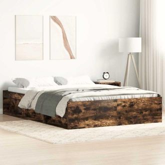 vidaXL Giroletto Rovere Fumo 150x200 cm King Size - Vidaxl