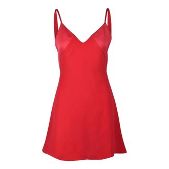 Costume National Short Dresses, female, Red, Size: 2XL Contemporary Dress 100% Polyester