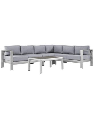ModWay Shore 5-Piece Outdoor Patio Sectional Sofa Set