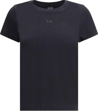 Pinko Zwarte Katoenen T-Shirt