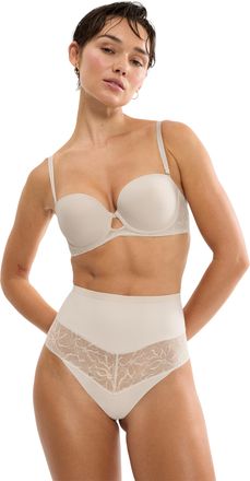 Triumph B&uuml;gel-BH TRIUMPH Comfort Contour WDP, Damen, Gr. 70, Cup E, beige, Microtouch, Obermaterial: 41% Polyamid, 34% Polyester, 25% Elasthan, BHs B&uuml;gel-BH, 