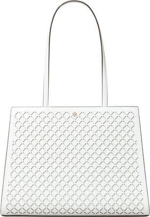 Tory Burch Emerson Leather Perforated Tote