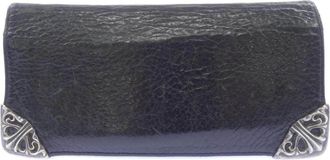 Chrome Hearts LNG SNGL FOLD TIPS Leather Wallet