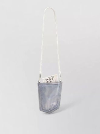 Maison Margiela pocket crossbody bag polyester cotton blend