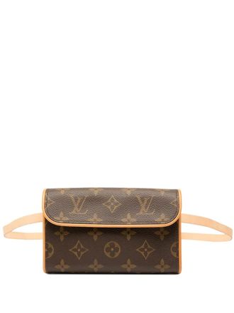 Louis Vuitton 2002 Monogram Pochette Florentine belt bag - Brown