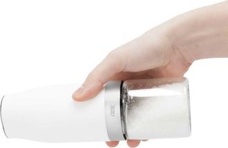 ADE Moulin El&eacute;ctrico Ade Mill Lote De 2 Vidrio/abs 18,3 Cm Negro Y Blanco