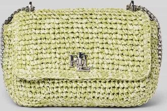 Lauren Ralph Lauren Umhängetasche in Flecht-Optik Modell SOPHEE in Oliv, Größe 1