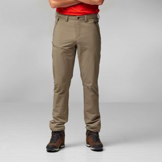Fj&auml;llr&auml;ven Mens Abisko Trail Stretch Trousers Blue 50 EU Short