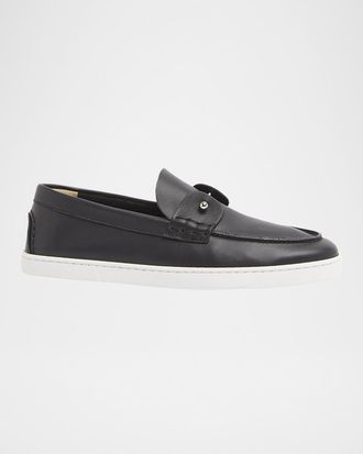 Christian Louboutin Men & apos;s Chambeliboat Leather Slip-On
