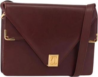 Cartier Pre-owned Cross Body Bags, female, Red, Size: ONE SIZE Pre-owned Vintage Crossbody Bag
