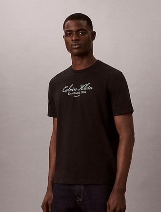 Calvin Klein Camiseta Con Logo En Letras
