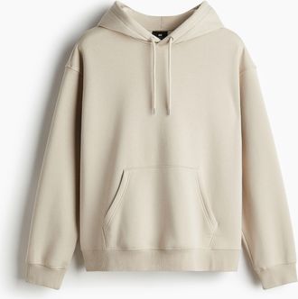 H&M Hoodie in Loose Fit - Beige