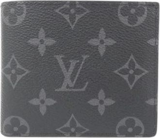 Louis Vuitton Pre-owned Portefeuille Marco Monogram Eclipse Wallet - Heren - Vintage Accessoires - Zwart - ONE Size - Vintage