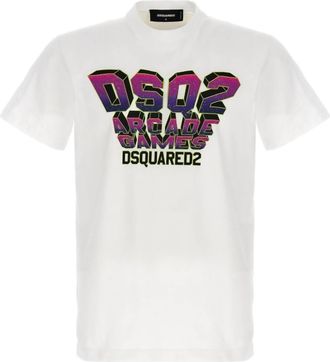 Dsquared2 Mens Cool Fit T-Shirt In White