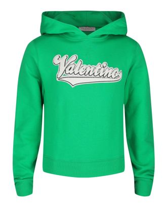 Valentino Embroidered Logo Varsity Hoodie