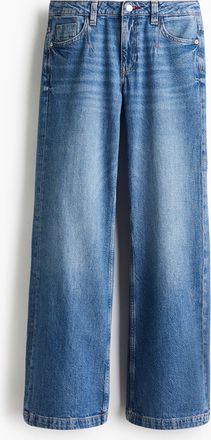 H&M Wide Regular Jeans - Blue