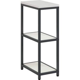 vidaXL Vidaxl - Estante De Almacenamiento De Cocina Con Estante Blanco Acero