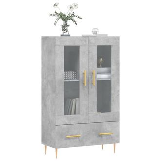 Berkfield Home Highboard Concrete Grey 69.5x31x115 cm Engineered Wood