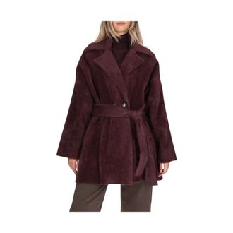 Pinko Pinko, Dames, Mantels, Paars, Maat: 2XS