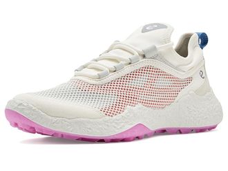 Ecco BIOM Hybrid 5 Mesh Womens Golf Shoes White/Burnt Coral/White : EU 41 (US Womens 10-10.5) B - Medium, Textile
