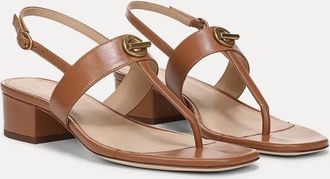 Veronica Beard Womens Andie Toggle Sandal In Hazelwood