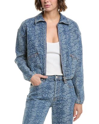 Hudson Hudson Jeans Cropped Zip-Up Jacket