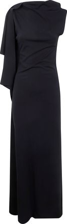 Sportmax Long Asymmetrical Nicchia Dress