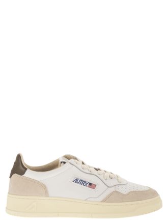 Autry Medalist Low-Sneaker aus Leder und Wildleder