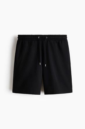 H&M Regular Fit Shorts in Black at Nordstrom, Size Xx-Large